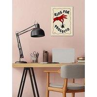 The Art Group Mandi Welton - Woo Hoo Prints (Ring For Prosecco) 30X40