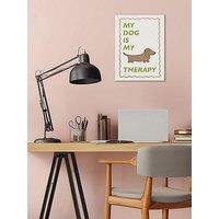 The Art Group Mandi Welton - Woo Hoo Prints (My Dog Is My Therapy) 30X40