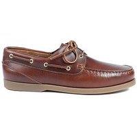 Jones Bootmaker Parsonswide Wide Fit Moccasin - Cognac