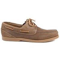 Jones Bootmaker Parsonswide Wide Fit Moccasin - Tobacco