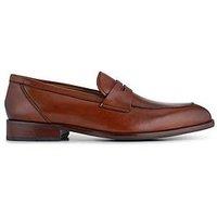 Jones Bootmaker Russell Formal Slip On Shoes - Chestnut
