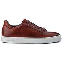 Jones Bootmaker Simon Cupsole Trainer - Cognac Leather