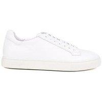 Jones Bootmaker Simon Cupsole Trainer - White Leather
