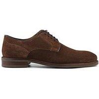 Jones Bootmaker Malachi Suede Lace Up Shoes - Brown Suede