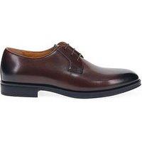 Jones Bootmaker Manchesterwide Wide Fit Formal Lace Up Shoes - Dark Brown