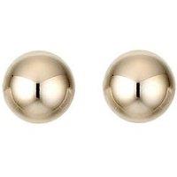 H. Samuel 9Ct Yellow Gold 3Mm Ball Stud Earrings