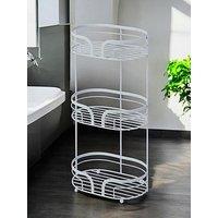 Showerdrape Dante Floor Caddy White