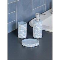 Showerdrape Buttercup Blue Set Of 3 - Sd, T, Lsd