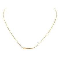 The Edit Hs Edit 18Ct Yellow Gold Plated Sterling Silver Abstract Bar Necklace