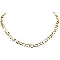 The Edit Hs Edit Chains 18Ct Yellow Gold Plate & Cubic Zirconia Large Link Chain Necklace