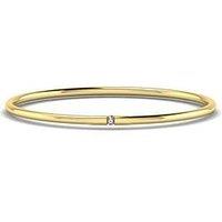 Kleora Kleora Aurora Modern Electrum Miracle Plate Diamond Bangle