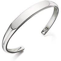 Ernest Jones Sterling Bangle Bracelet - Silver