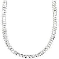 H. Samuel Sterling 20" Curb Chain Necklace - Silver