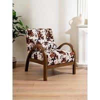 Scottish Everlastings Cow Print Accent Chair