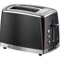 Russell Hobbs Luna 2 Slice Toaster - Matte Black
