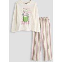 The Very Collection Matcha Stripe Value Pyjama (3 - 16 Years)