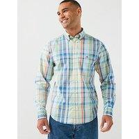 Gant Reg Poplin Multicheck Long Sleeve Shirt