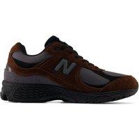 New Balance Mens 2002 Suede And Mesh Cushioned Trainers - Brown