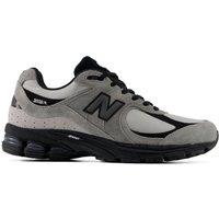 New Balance Mens 2002 Abzorb Cushioning Suede And Mesh Trainers - Black