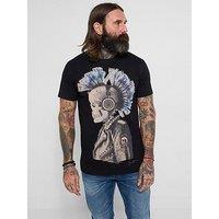 Joe Browns Dead Brave Punked Skull T-Shirt