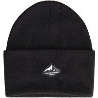 Jack & Jones Junior Boys Rib Knit Turn-Up Beanie Hat - Black
