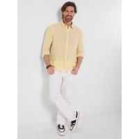 Joe Browns Luxurious Linen Blend Stripe Long Sleeve Shirt