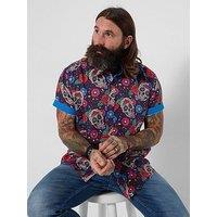 Joe Browns Creative Calavera Skull Short Sleeve Shirt