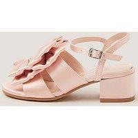 Monsoon Girls Double Bow Heeled Sandals - Pink