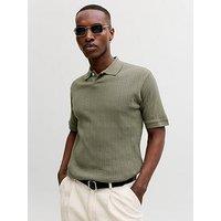 Jack & Jones Premium Henry Polo Shirt - Khaki