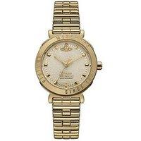 Vivienne Westwood The Chelsea Ladies Quartz Watch With Cream Dial & Gold Stainless Steel Case And Bracelet