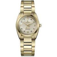 Vivienne Westwood The Tavistock Ladies Quartz Watch Champagne Sunray Dial Gold Stainless Steel Case And Bracelet