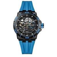 Ingersoll 1892 The Rigger Automatic Mens Watch With Black Dial And Blue Pu Strap - I17901