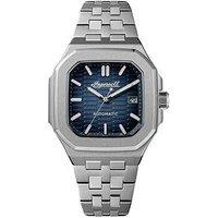 Ingersoll 1892 The Yield Automatic Mens Watch With Blue Dial And Silver Stainless Steel Bracelet - I17801