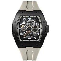Ingersoll 1892 The Play Automatic Mens Watch With Black Dial And Grey Pu Strap - I15305