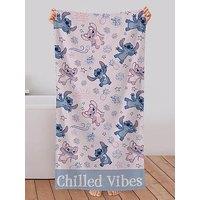 Disney Stitch Make Some Waves Towel 70X140Cm 300-320Gsm 100% Cotton