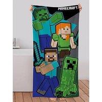 Minecraft Players Towel 70X140Cm, 100% Cotton 320Gsm