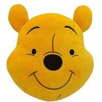 Disney Winnie The Pooh Head Shaped Cushion 36X30Cm