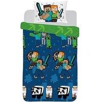 Minecraft Pixel Friends Single Duvet