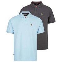 Luke 1977 New Mead 2 Pack Polo Shirts - Multi