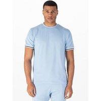 Luke 1977 Luke 1977 Arriba Textured T-Shirt - Light Blue