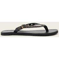 Allsaints Sydney Eyelet Sandal - Black
