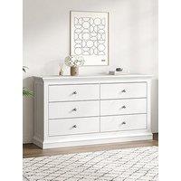 The Very Collection Hanna 3 & + 3 Drawer Chest - White