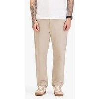 Luke 1977 Bodmin Buckle Detail Trousers - Beige