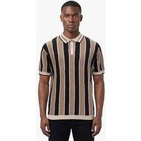 Luke 1977 Castletown Knitted Polo - Black