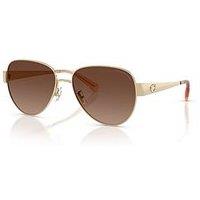 Coach Aviator Sunglasses - Gold