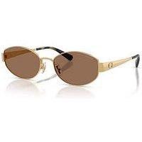 Coach Round Gold Frame Sunglasses Hc7192D