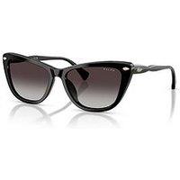 Ralph Black Cat Eye Sunglasses - 0Ra5346U - Black