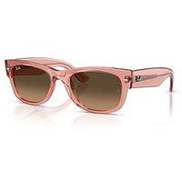 Ray-Ban Wayfarer Sunglasses 0Rb0832S - Pink With Brown Lenses