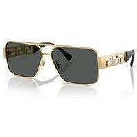 Versace Sunglasses Ve2290 - Black/Gold