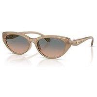 Coach Cat Eye Sunglasses Beige Hc8456D - Black